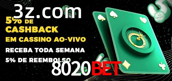 Promoções do cassino ao Vivo 8020BET